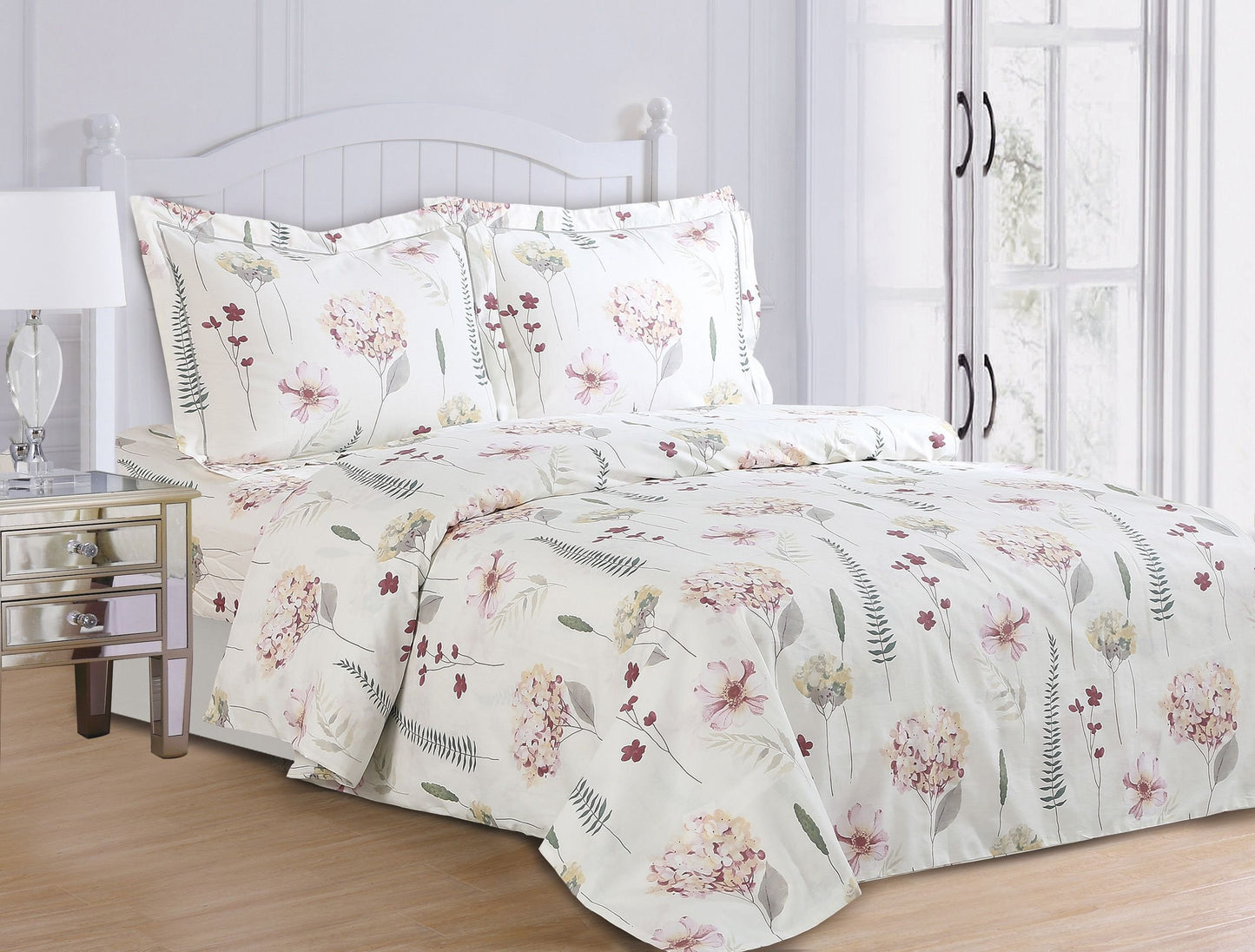 French Hydrangeas 6 pc set